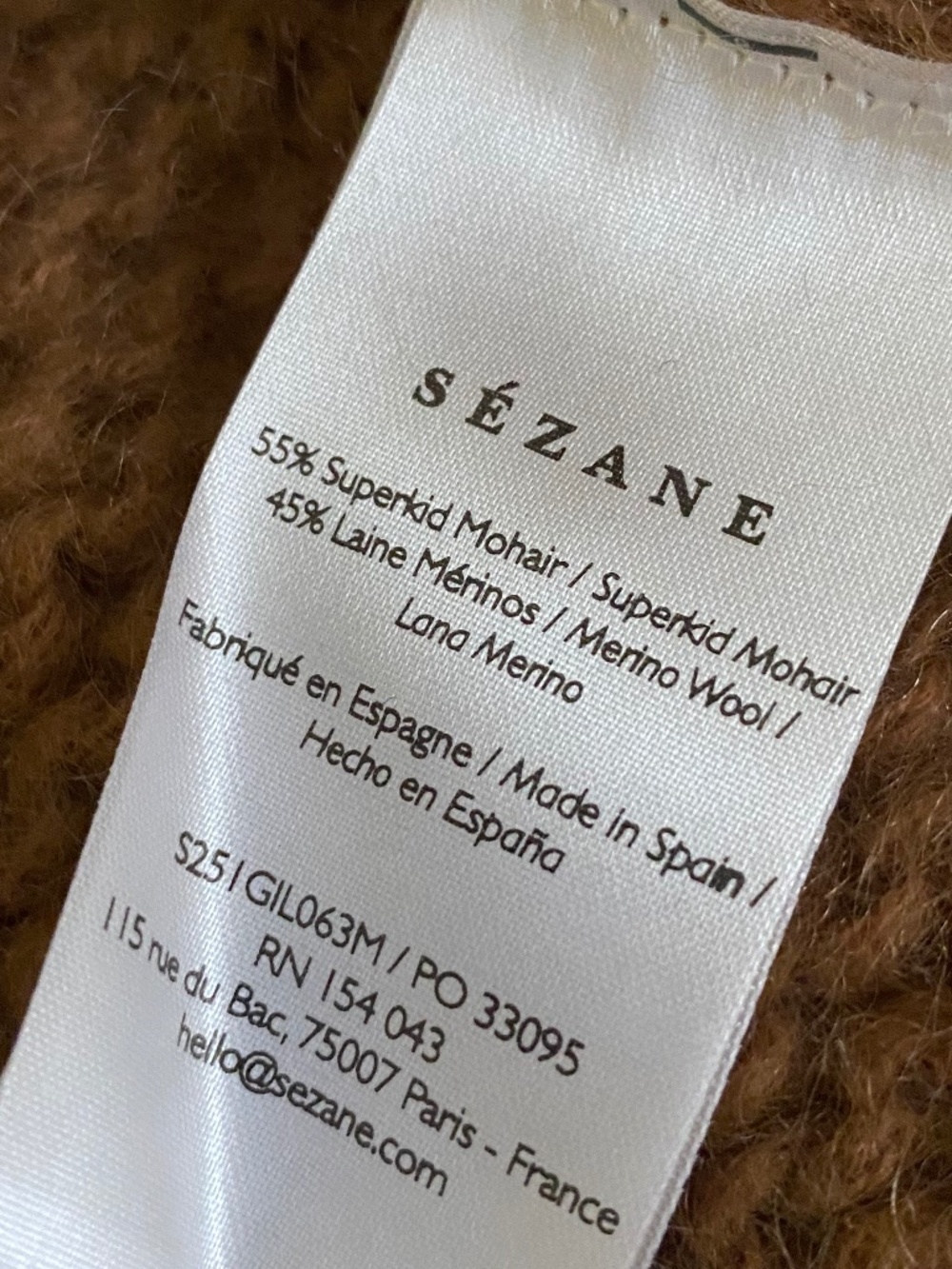 Sezane Ambra Cardigan NWOT - Picture 7 of 9